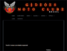 Tablet Screenshot of gideoesmotoclube.com